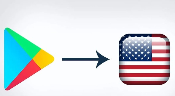 تحويل متجر جوجل بلاي إلى امريكي